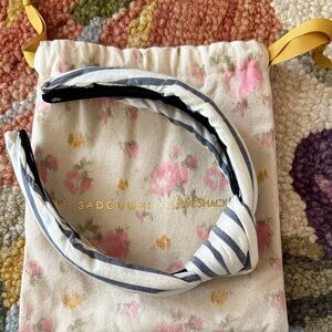 Lele Sadoughi x LoveShackFancy Women’s Striped Knot Headband